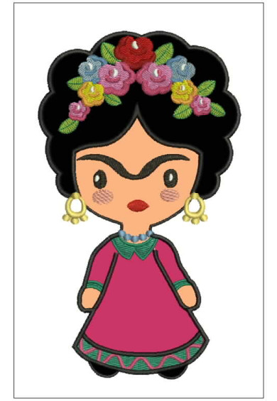 Apl038 - Applique Frida